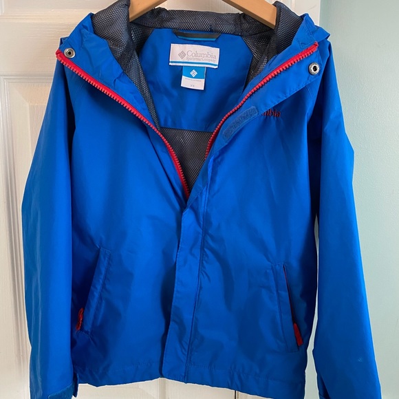 Columbia Raincoat Royal Blue youth XS - Picture 1 of 5